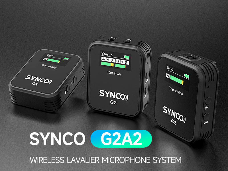 Amazon.com: SYNCO Wireless Lavalier Microphone, G2(A2) 2.4G Dual